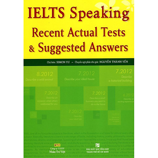 IELTS Speaking - Recent Actual Tests & Suggested Answers