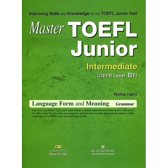 Master TOEFL Junior Cefr Intermedicate Level B1 (Không CD)