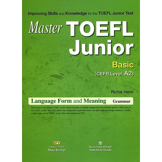 Master TOEFL Junior Cefr Intermedicate Level A2 (Không CD)