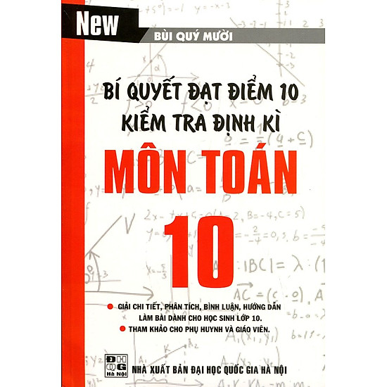 [Download Sách] Bí Quyết Đạt Điểm 10 Kiểm Tra Định Kỳ Môn Toán Lớp 10