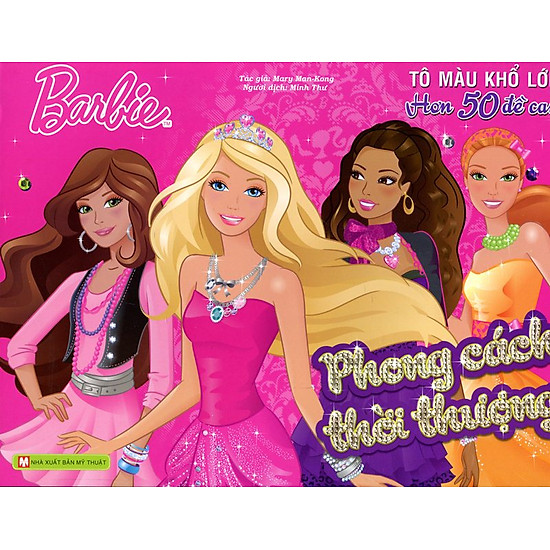Tô Màu Khổ Lớn Barbie - Phong Cách Thời Thượng