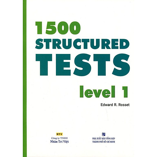 [Download Sách] 1500 Structured Tests Leve 1 (Không CD)
