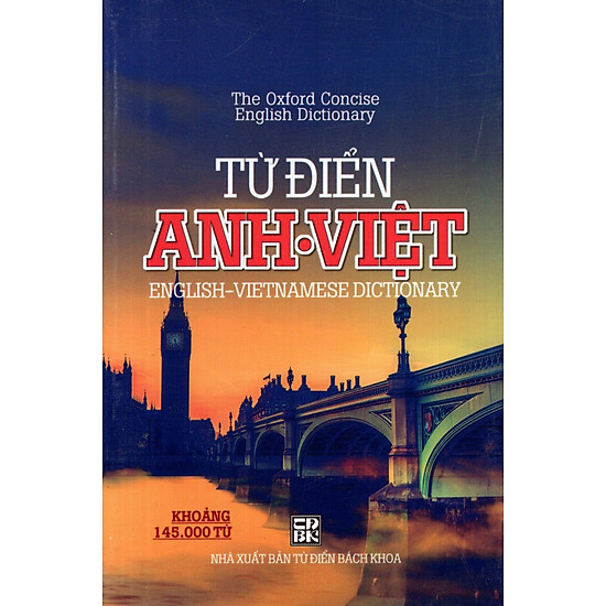 [Download sách] Từ Điển Anh - Việt (Khoảng 145.000 Từ) (Minh Trí) - Sách Bỏ Túi