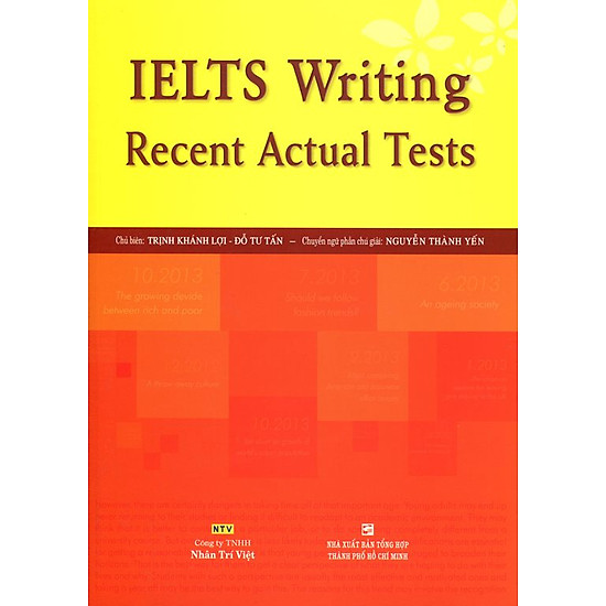 IELTS Writing Recent Actual Tests (Không CD)