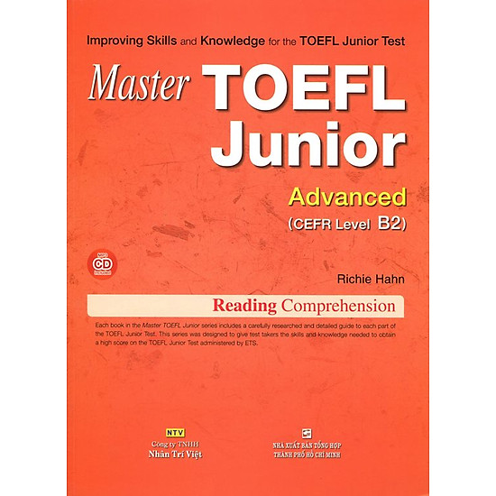 Master TOEFL Junior - Advanced Level B2 (Kèm CD)