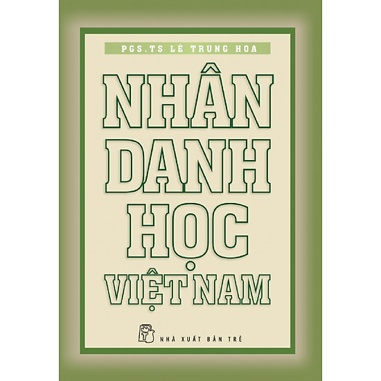 [Download Sách] Nhân Danh Học Việt Nam