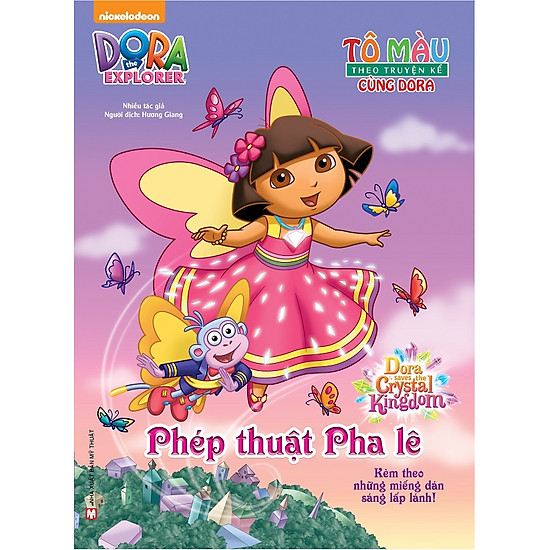 [Download Sách] Tô Màu Theo Truyện Kể Cùng Dora - Phép Thuật Pha Lê