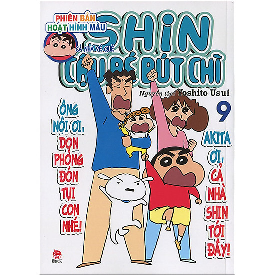 Download sách Shin - Cậu Bé Bút Chì (Hoạt Hình Màu) - Tập 9