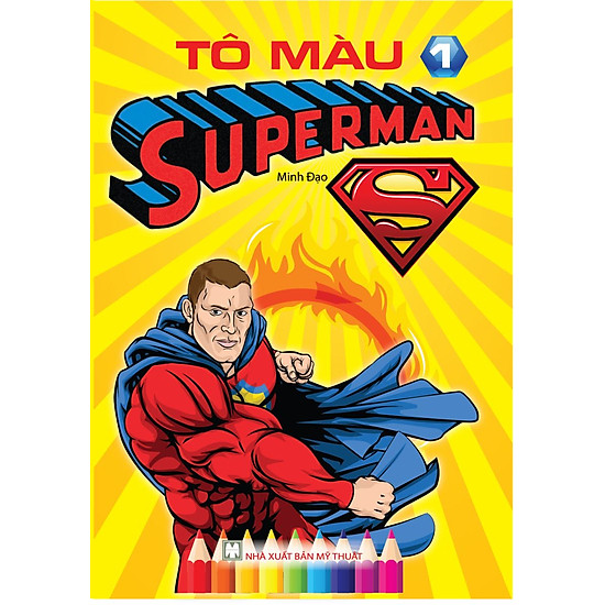 [Download Sách] Tô Màu Superman (Tập 1)