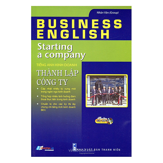 Tiếng Anh Kinh Doanh  - Thành Lập Công Ty (Kèm CD)