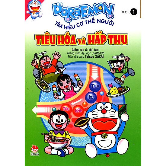 [Download Sách] Doraemon Tìm Hiểu Cơ Thể Người - Tiêu Hóa Và Hấp Thu