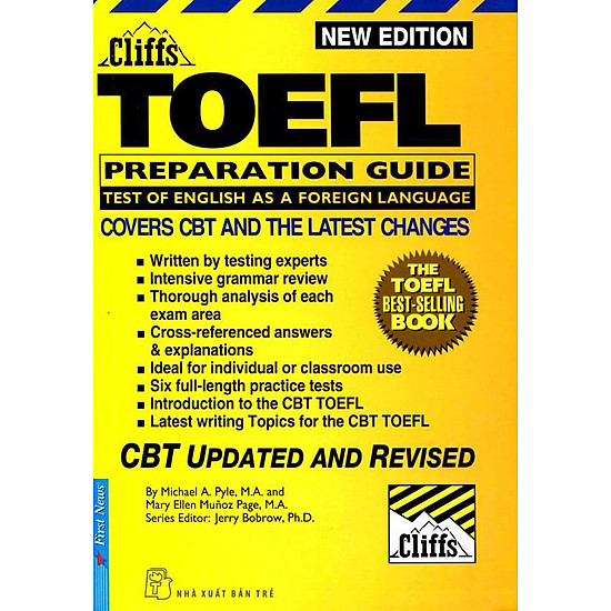TOEFL Cliffs Preparation Guide 2001-2002 (Không Kèm CD)