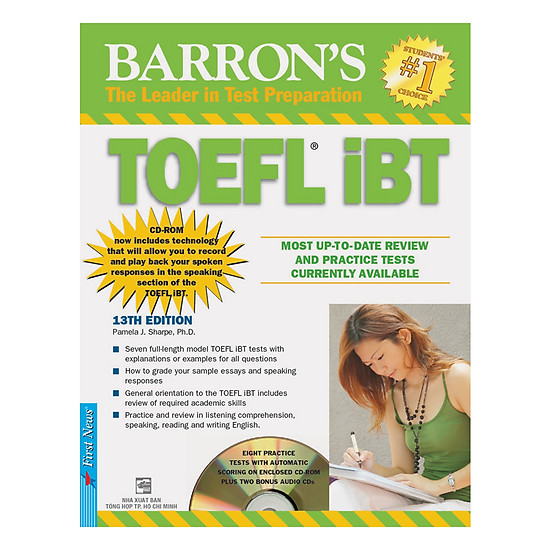 Barron's Toeft IBT 13th Edition (Kèm 3 CD)
