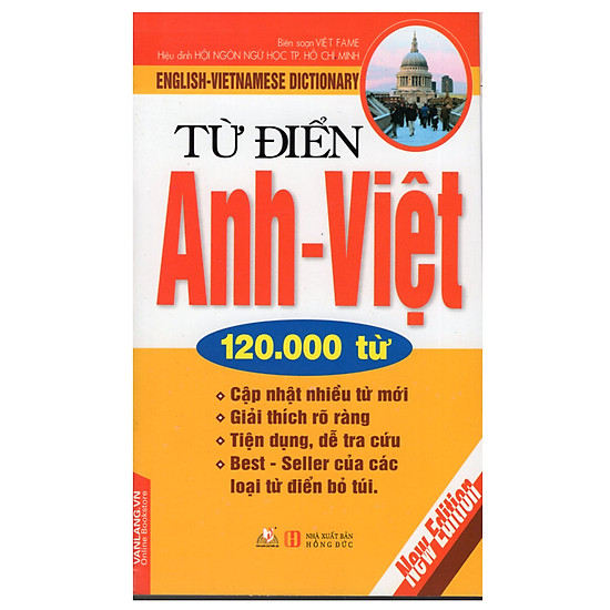 [Download Sách] Từ Điển Anh - Việt 120.000 Từ (Văn Lang)