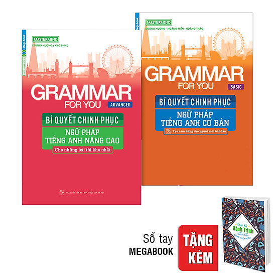 Combo Ngữ Pháp Tiếng Anh Từ Cơ Bản Đến Nâng Cao (Tặng Kèm Sổ Tay)
