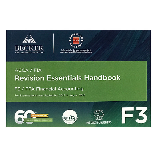 Revision Essentials Handbook - F3 Financial Accounting
