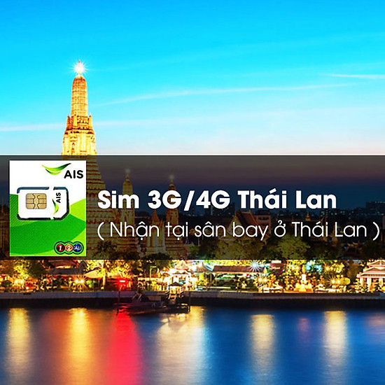 Sim 3G / 4G Thái Lan (Nhận Tại Sân Bay Ở Thái Lan)
