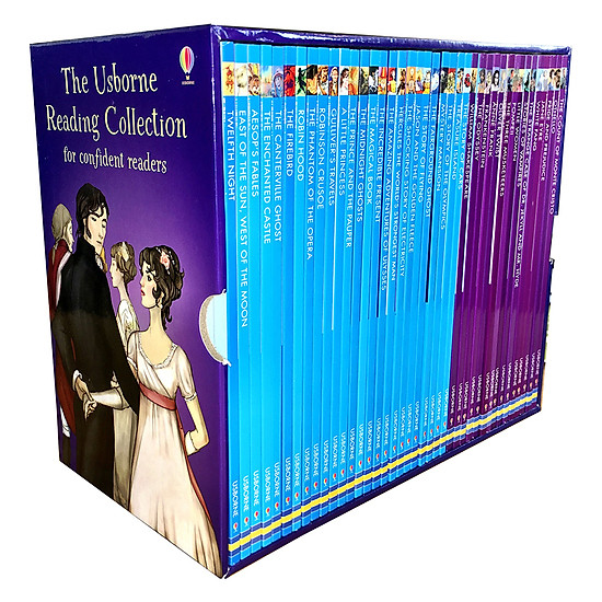 Usborne Reading Collection For Confident Readers - Bộ Tím 40 cuốn