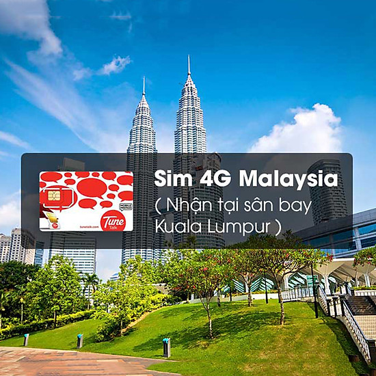 Sim 4G Malaysia (Nhận Tại Sân Bay Kuala Lumpur) Dung Lượng 10GB - Power Plan