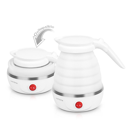 Ấm Điện Đun Nước Du Lịch Có Thể Gấp Lại Nathome NSH0603 - Trắng