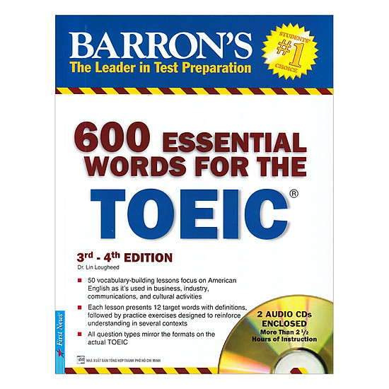 600 Essential Words For The Toeic 3rd - 4th (Kèm 2 CD)