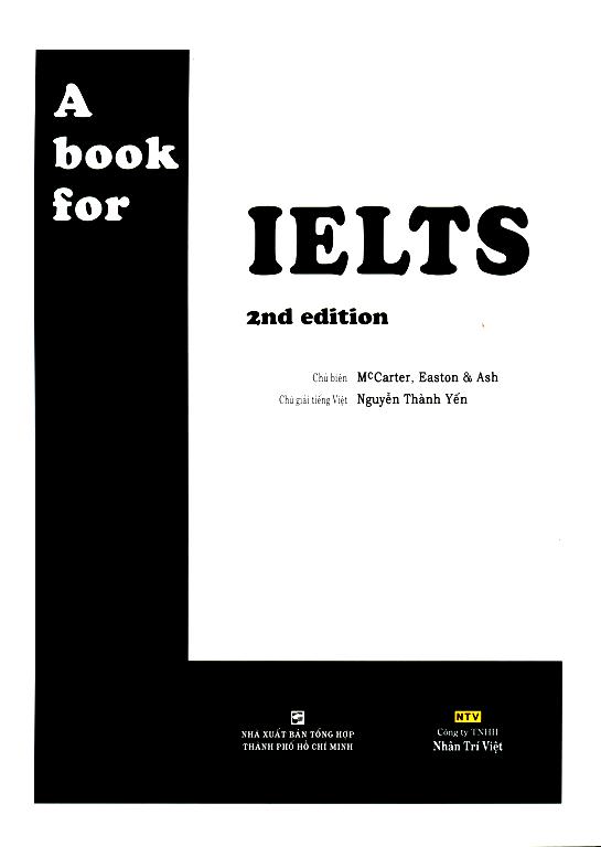 Bìa sách A Book For IELTS 2nd Edition - Kèm CD (Tái Bản 2014)