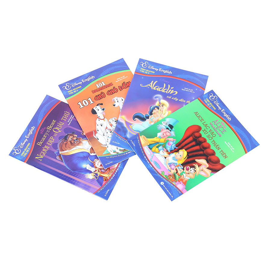 Bìa sách Combo Disney English - Cấp Độ 3 (Bộ 4 Quyển)