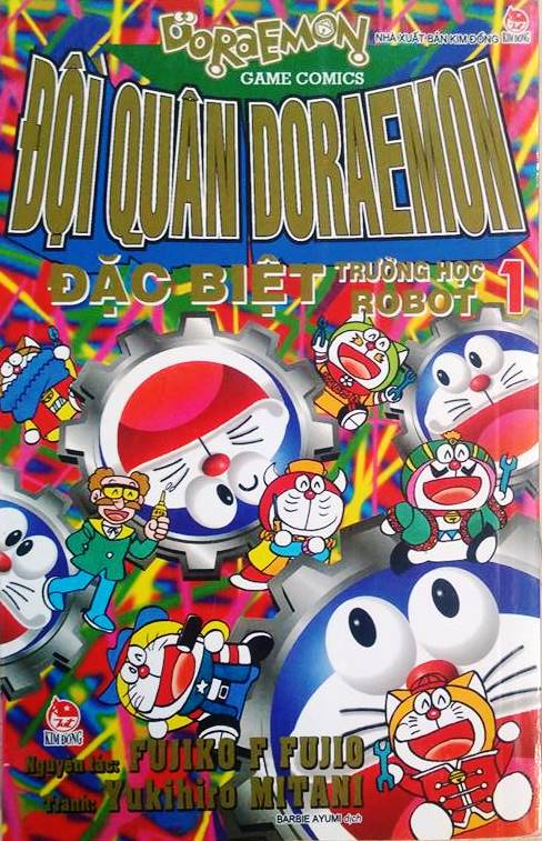 Bìa sách Đội Quân Doraemon Đặc Biệt - Trường Học Robot (Tập 1)