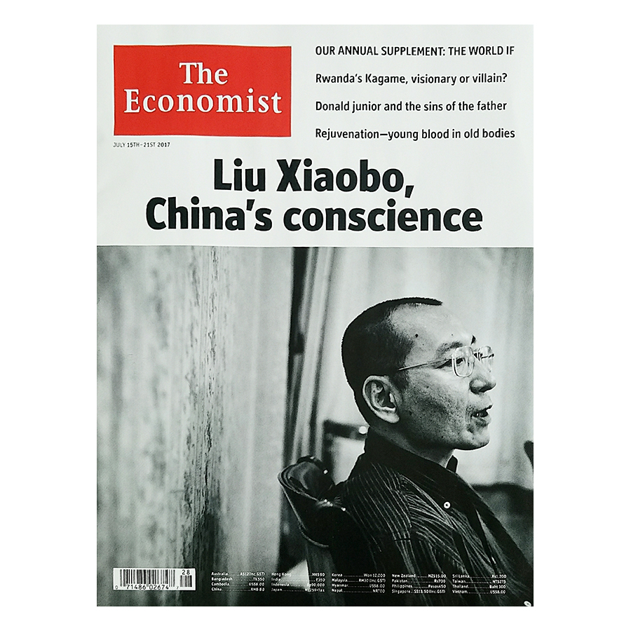 Bìa sách The Economist: Liu Xiaobo, Chinas Consience - 28