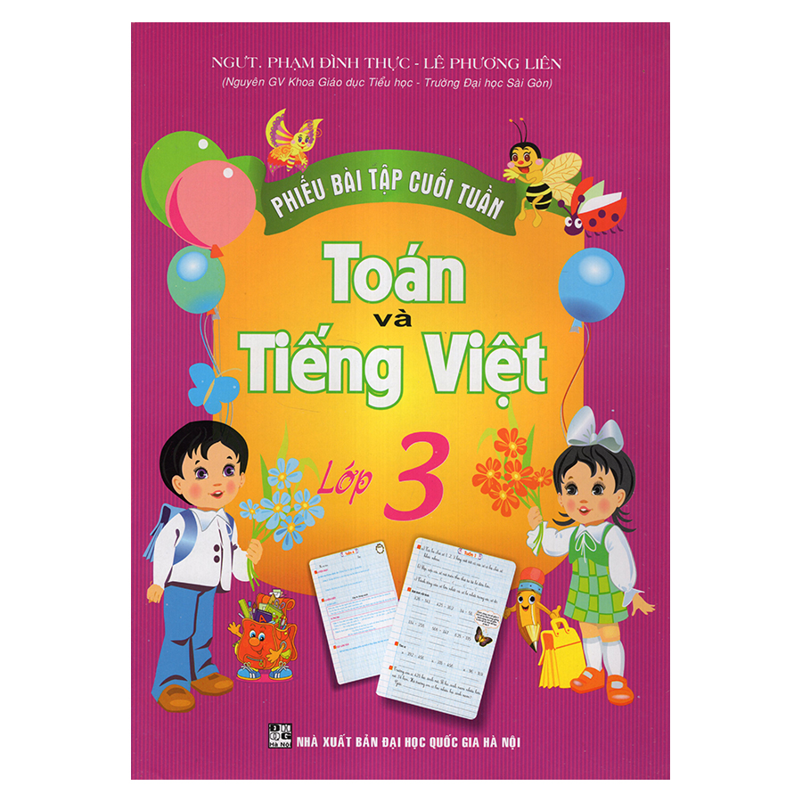 Phiếu Bài Tập Cuối Tuần Toán Và Tiếng Việt 3