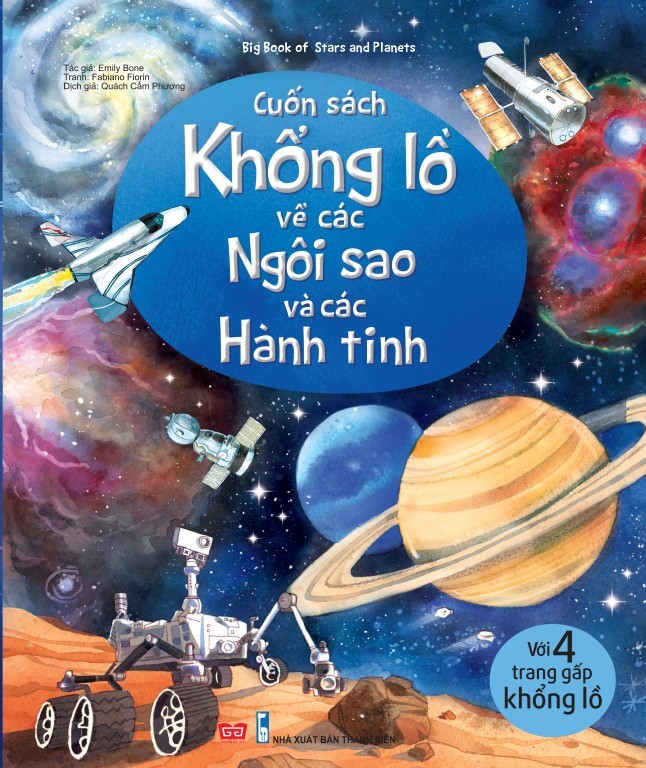 Bìa sách Big Book Of Stars And Planets - Cuốn Sách Khổng Lồ Về Các Ngôi Sao Và Các Hành Tinh