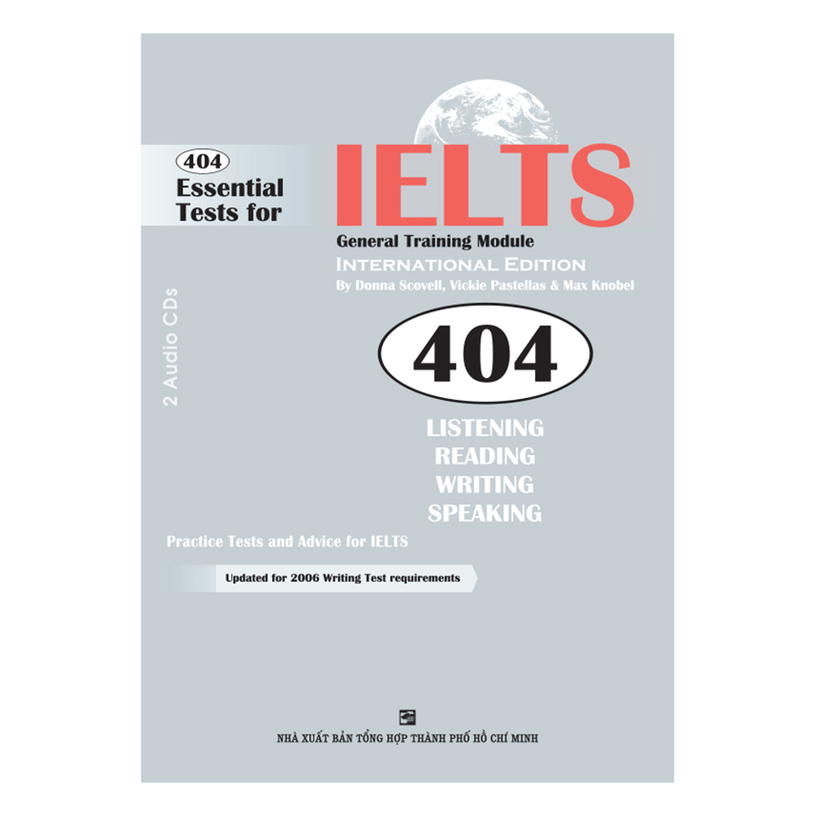 Bìa sách 404 Essential Tests For IELTS: General Training Module