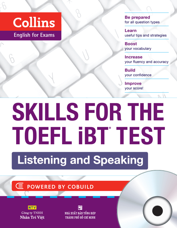 Bìa sách Collins Skills For The TOEFL iBT Test - Listening And Speaking (Kèm CD)