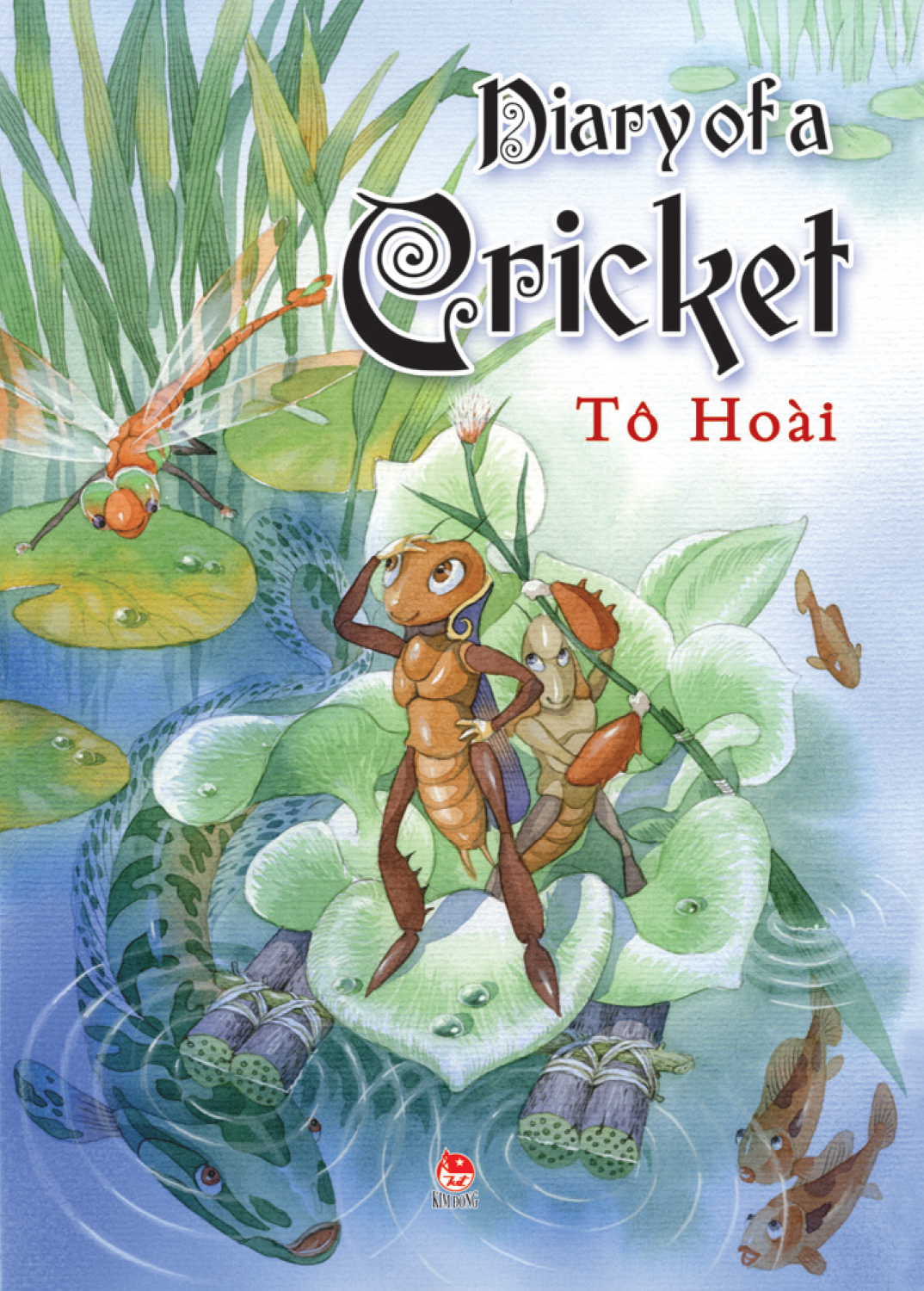 Bìa sách Dế Mèn Phiêu Lưu Ký - Diary of a Cricket (Bản Tiếng Anh - Tạ Huy Long Minh Họa)