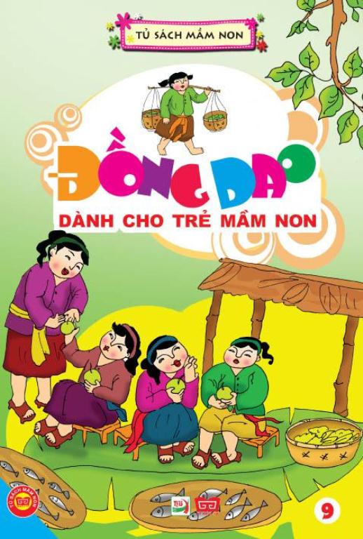 Bìa sách Đồng Dao Dành Cho Trẻ Mầm Non Tập 9
