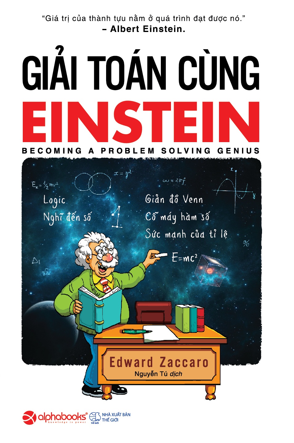 Bìa sách Giải Toán Cùng Einstein
