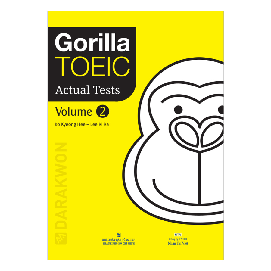Bìa sách Gorilla Toeic Actual Tests - Volume 2