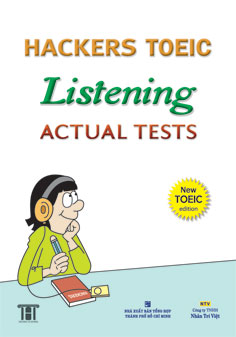 Bìa sách Hackers Toeic Listening Actual Tests - New Toeic Edition (Kèm 1CD)