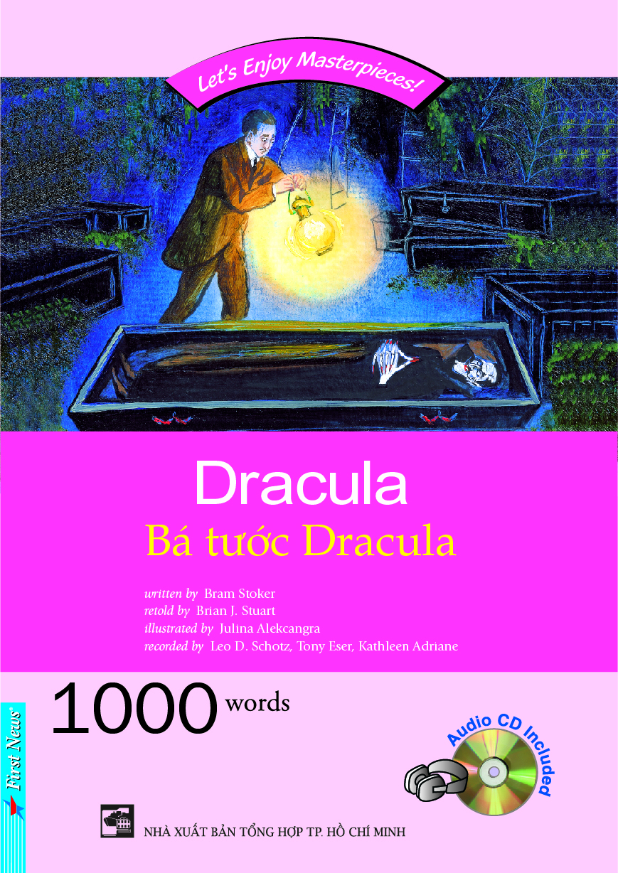 Bìa sách Happy Reader - Bá Tước Dracula (Kèm CD)