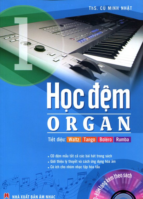 Bìa sách Học Đệm Organ - Tập 1 (Kèm CD)