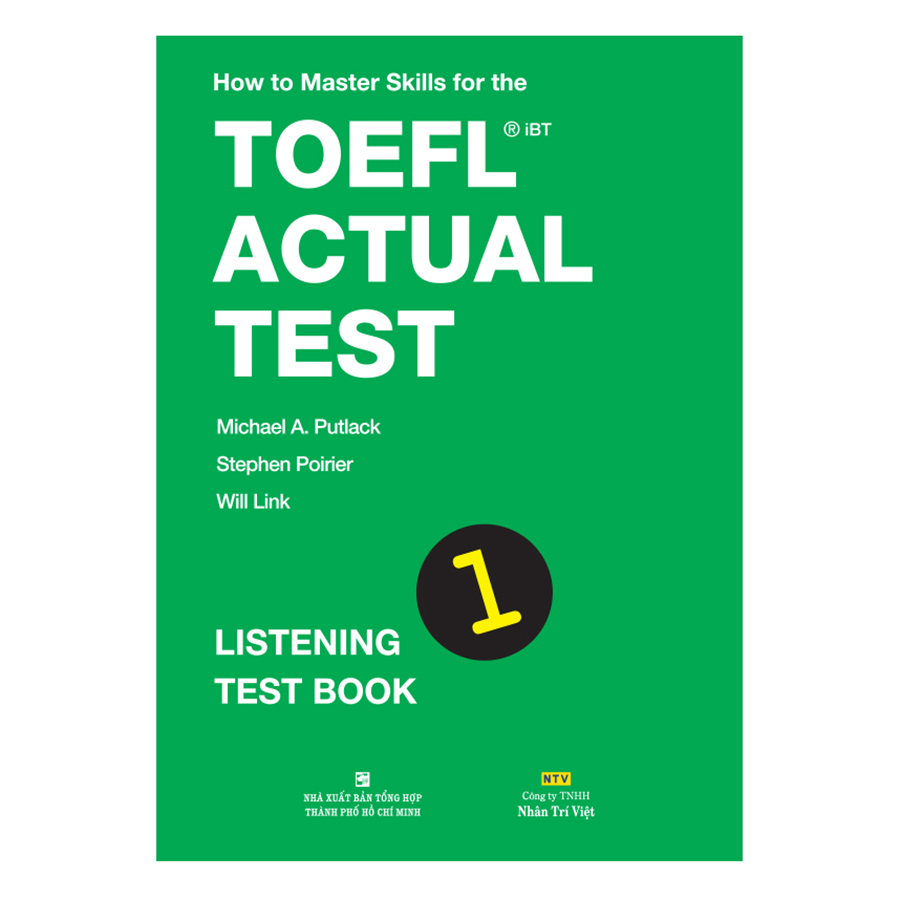 Bìa sách How To Master Skills For The TOEFL iBT Actual Test: Listening Test Book 1 (With MP3)