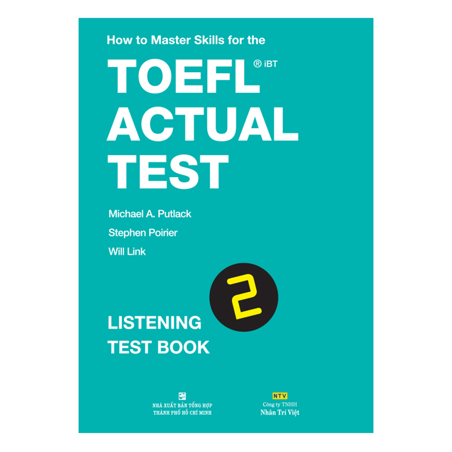 Bìa sách How To Master Skills For The TOEFL iBT Actual Test: Listening Test Book 2 (With Audio CD)