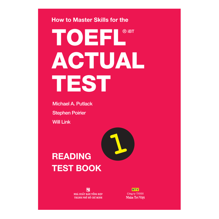 Bìa sách How To Master Skills For The TOEFL iBT Actual Test: Reading Test Book 1