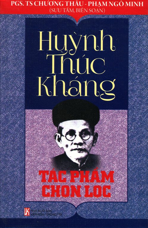 Bìa sách Huỳnh Thúc Kháng - Tác Phẩm Chọn Lọc