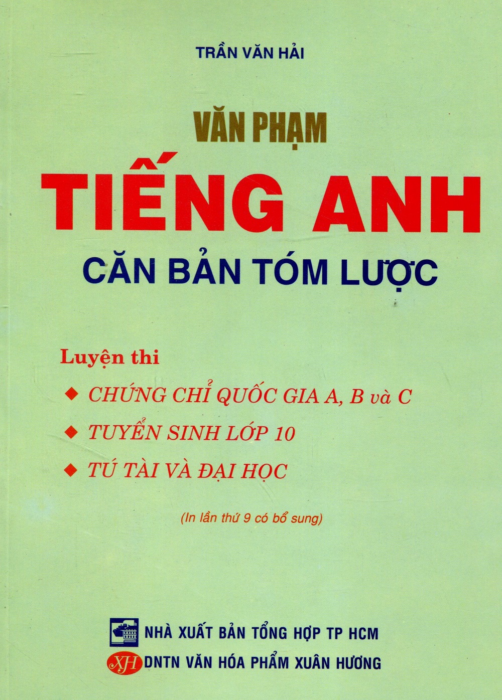 Bìa sách Văn Phạm Tiếng Anh Căn Bản Tóm Lược