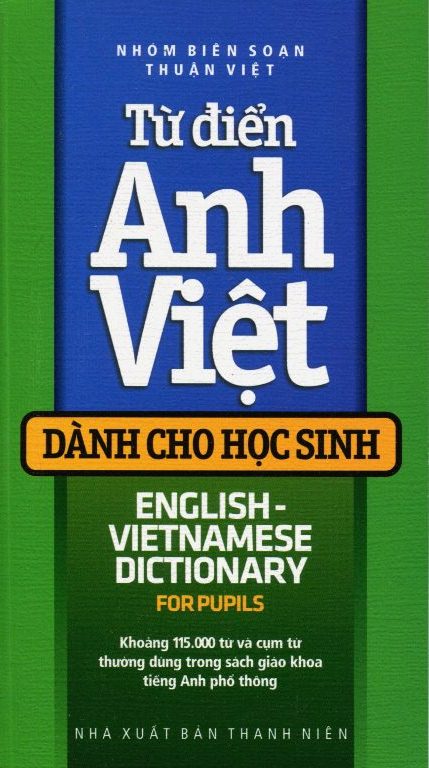 Bìa sách Từ Điển Anh Việt Dành Cho Học Sinh