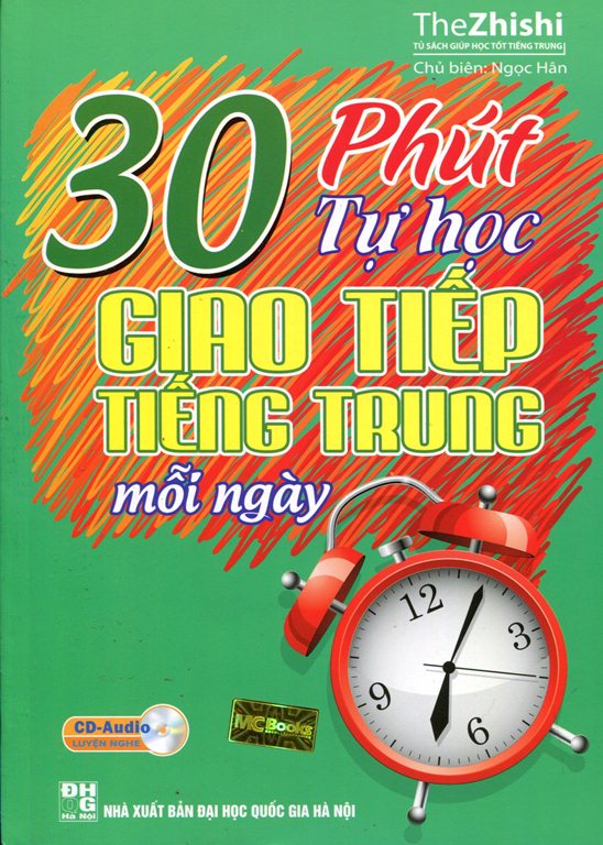 Bìa sách 30 Phút Tự Học Giao Tiếp Tiếng Trung (Kèm CD)