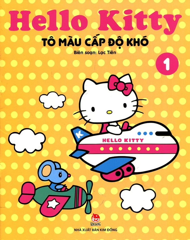 Bìa sách Hello Kitty - Sách Tô Màu Cấp Độ Khó (Tập 1)