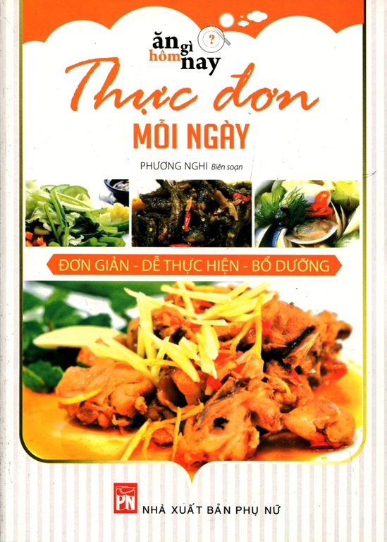 Bìa sách Ăn Gì Hôm Nay - Thực Đơn Mỗi Ngày