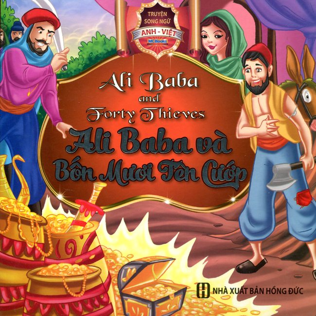Bìa sách Ali Baba Và Bốn Mươi Tên Cướp (Song Ngữ Anh - Việt)